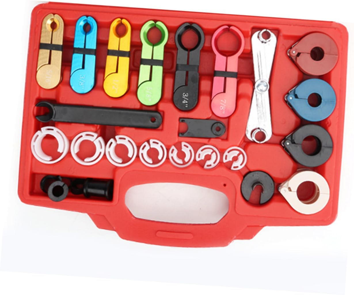 KICHOUSE 22Pcs Fuel Line Quick Disconnecter Tool Set Kit for Automotive Transmission Ac Radiator Heater Hoses image number 2