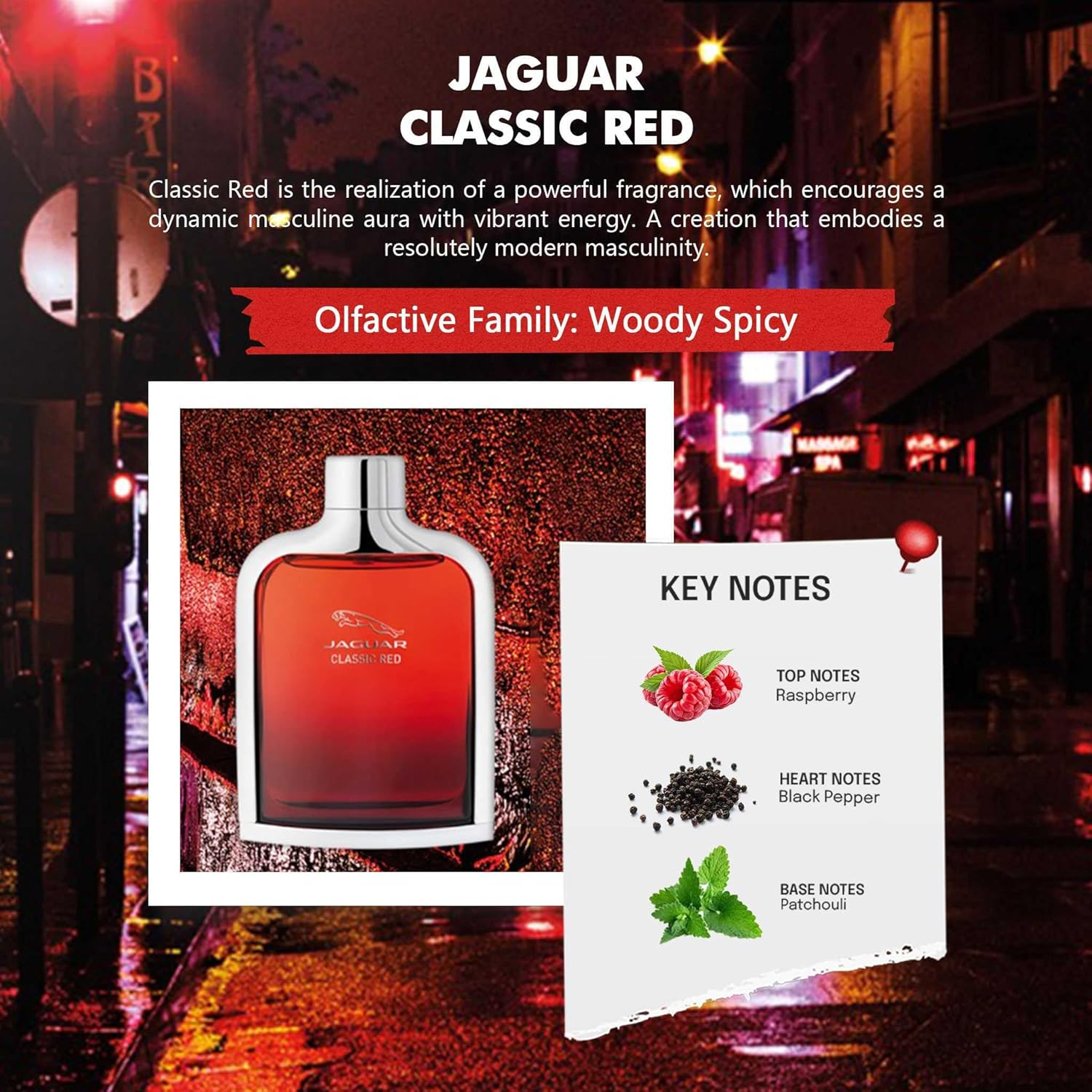 Jaguar Classic Red Eau De Toilette Spray, 100Ml (7640111493693) image number 4