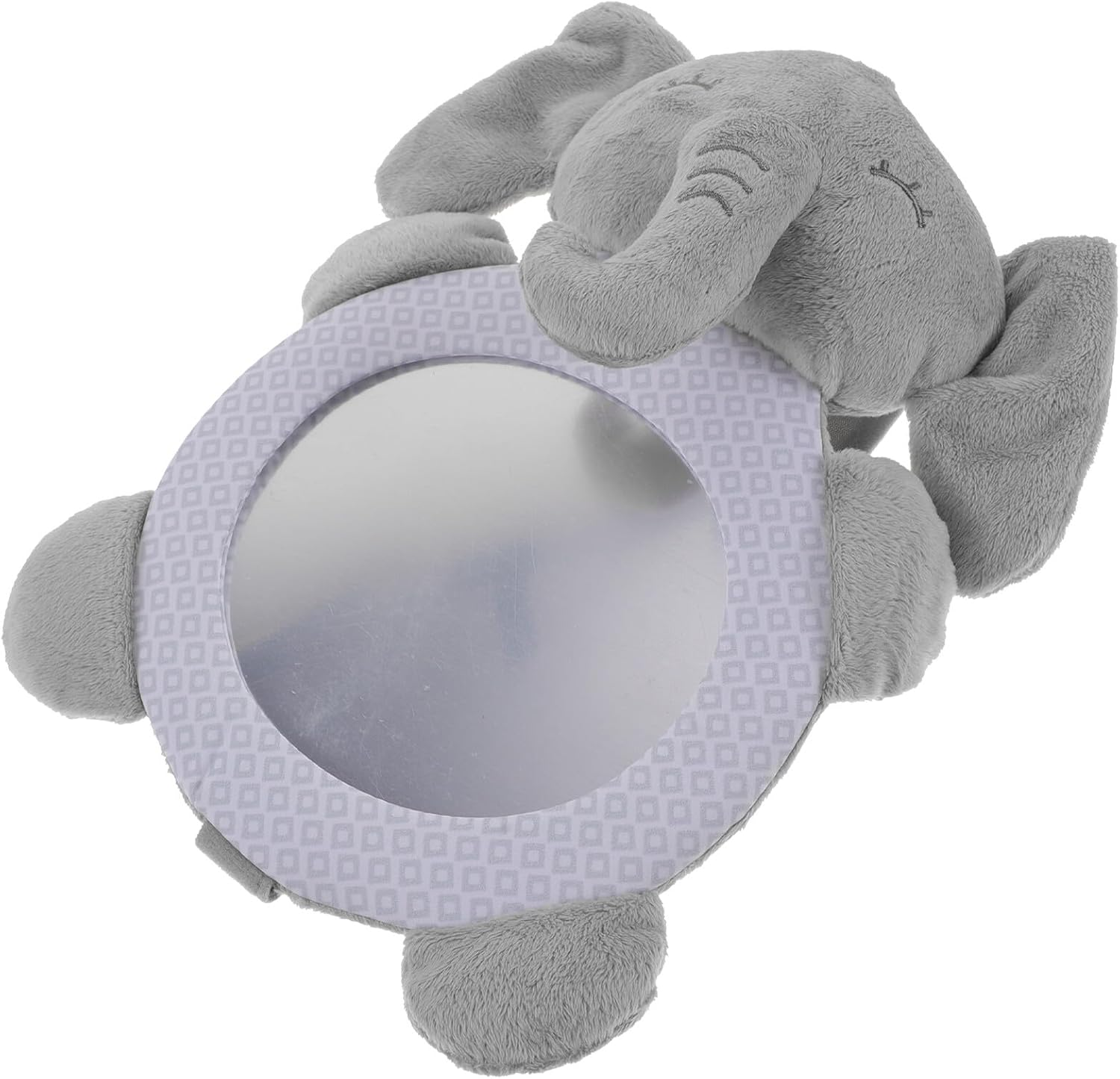 Rear Facing Car Mirror for Safety Observation with View Cute Animal Design for Soothing Boy Girl during Travel Easy to Install Headrest Multifunctional Rear Seat Accessory image number 4