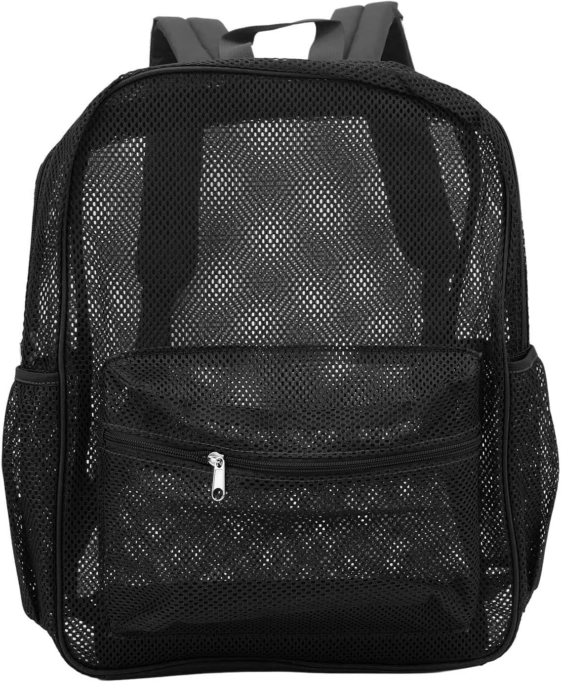 Mesh Backpack, Heavy Duty Large Capacity Mesh School Bag, Washable See through Backpack for Swimming Beach Sports