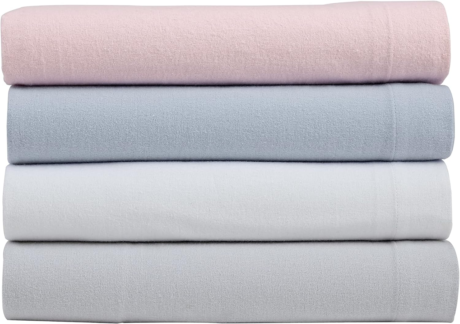 Laura Ashley Home - Twin Sheets, Cotton Flannel Bedding Set, Brushed for Extra Softness & Comfort (Blue, Twin) image number 6