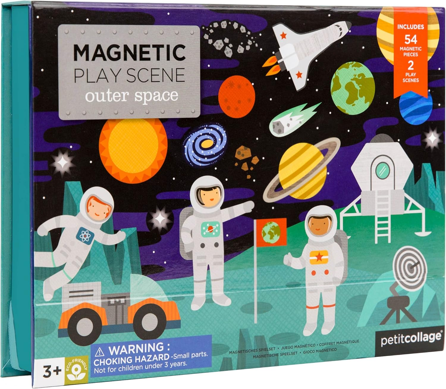 Petit Collage Outer Space Magnetic Play Scene