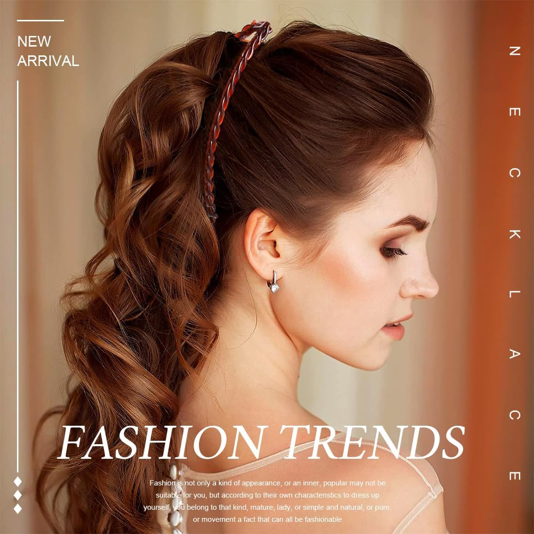 PNPGDYK Banana Hair Clip, Pack of 5 Large Banana Hair Clips, Vintage Banana Hair Clips, Ponytail Hair Clip, for Women and Girls image number 4