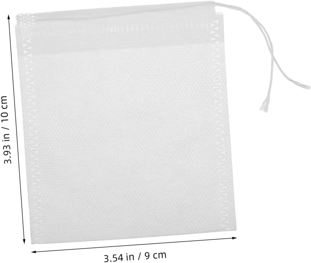 Minkissy 100Pcs Drawstring Tea Filter Bags Loose Tea Infuser Sachets Reusable Storage Bags image number 6