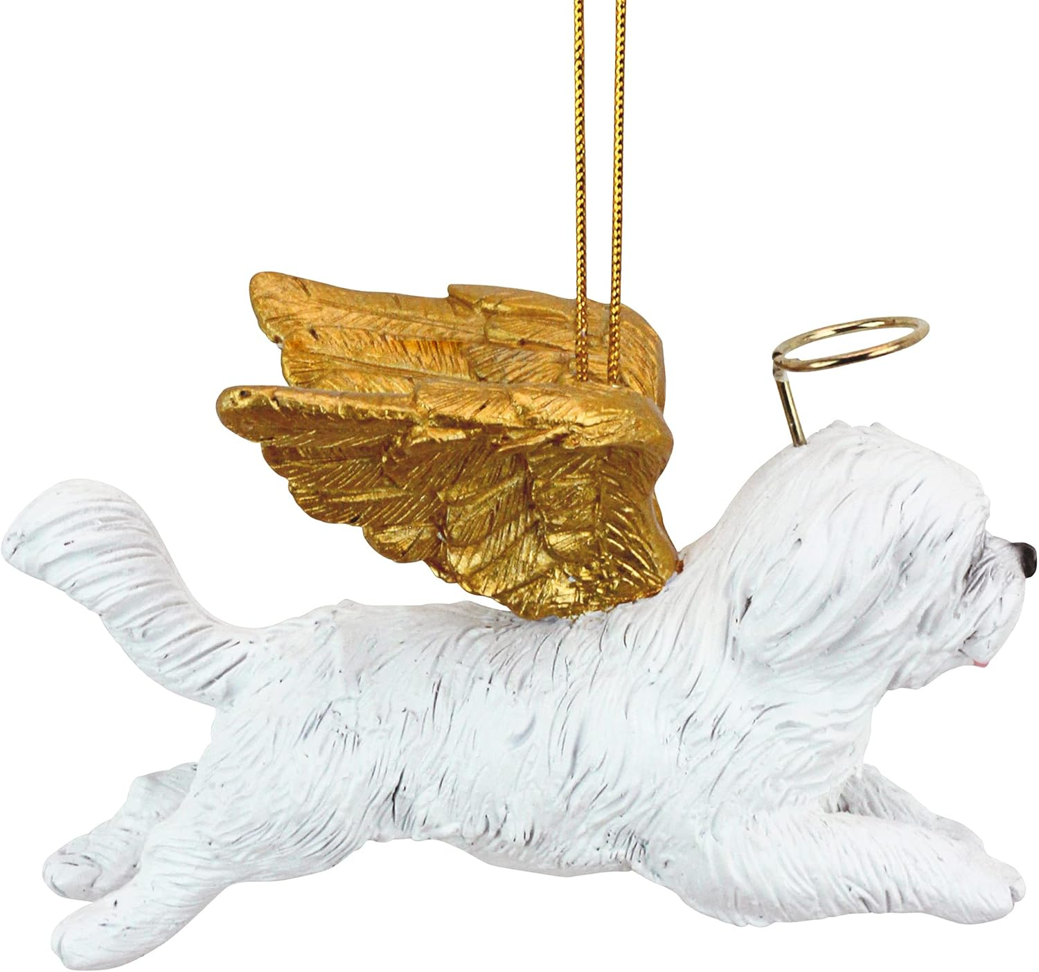 Angel Maltese Ornament image number 4