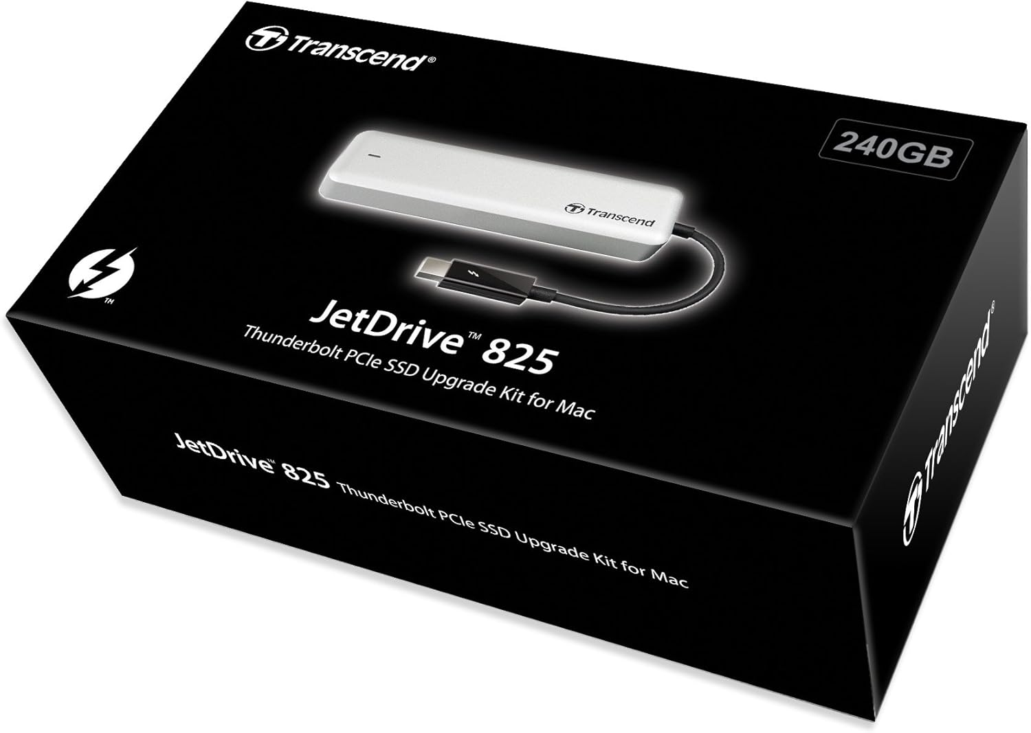 Jetdrive 825 Pcie SSD 240GB with Enclosure [SSD Upgrade Kits for Mac], TS240GJDM825 image number 1