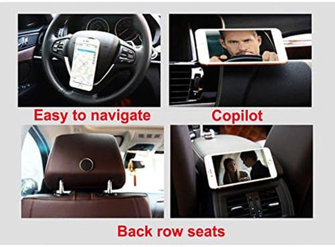 Ezonedeal Magnetic Car Mount Cars Phone Mount Magnetic Air Vent Phone Holder Compatible for Iphone 7/7 Plus/ 6/6 plus 8/8 Plus/Galaxy Note 8 / S8 / S8 plus / S7 / S7 (Silver) image number 2