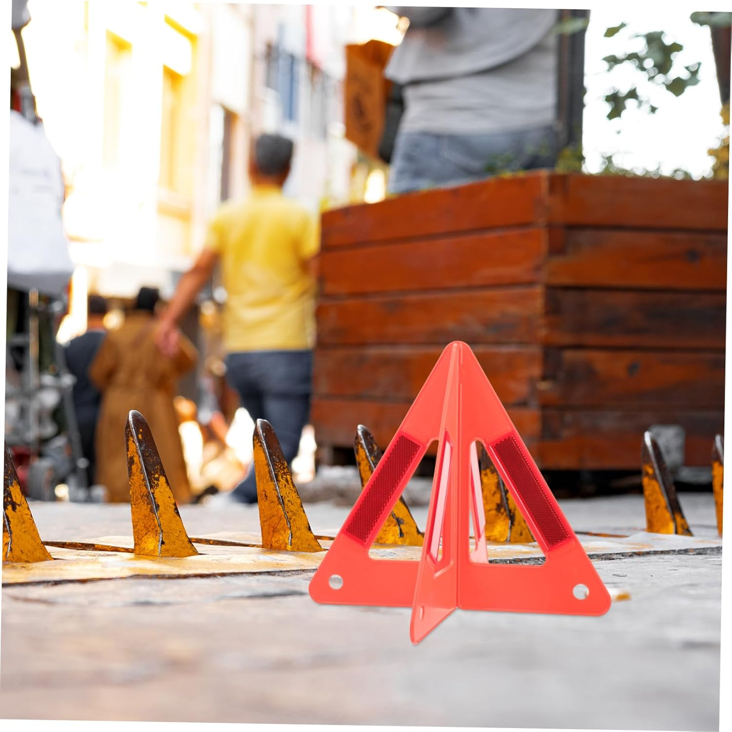 Car Safety Reflective Triangles Roadside Emergency Warning Triangle for Vehicle Breakdown Road Hazard Sign Reflective Auto Safety Tool for Australian Drivers image number 2