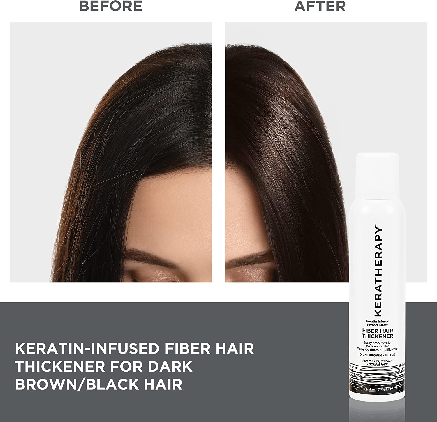 Keratherapy Fiber Hair Thickener Spray, 151 Ml image number 5