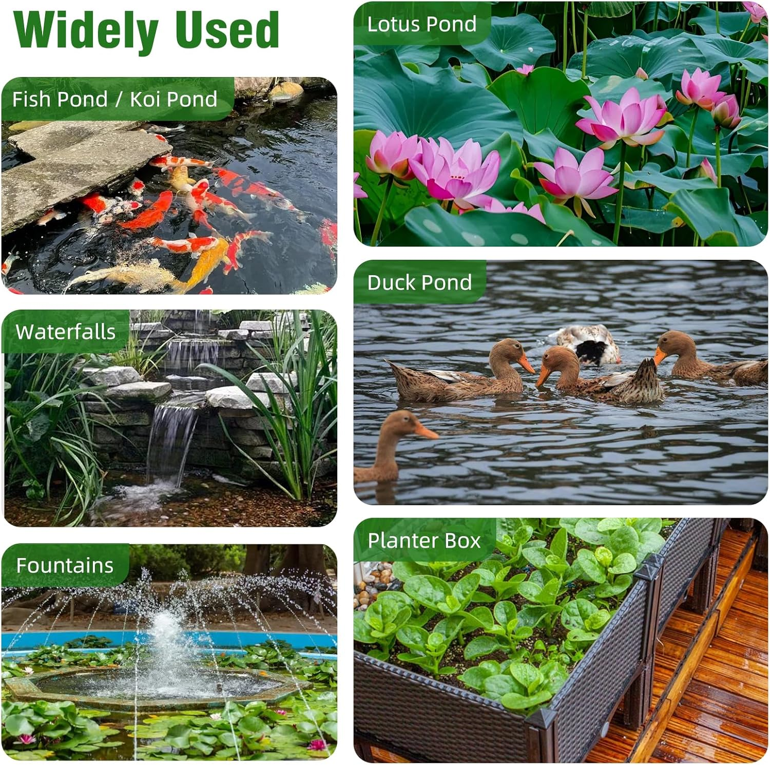 Heavy Duty Pond Liner 3 X 4M | 24Mil Thick HDPE Waterproof Membrane for Outdoor Fish & Koi Ponds, Garden Waterfalls & Backyard Water Features, Supports up to 1900L（500Gallon image number 1