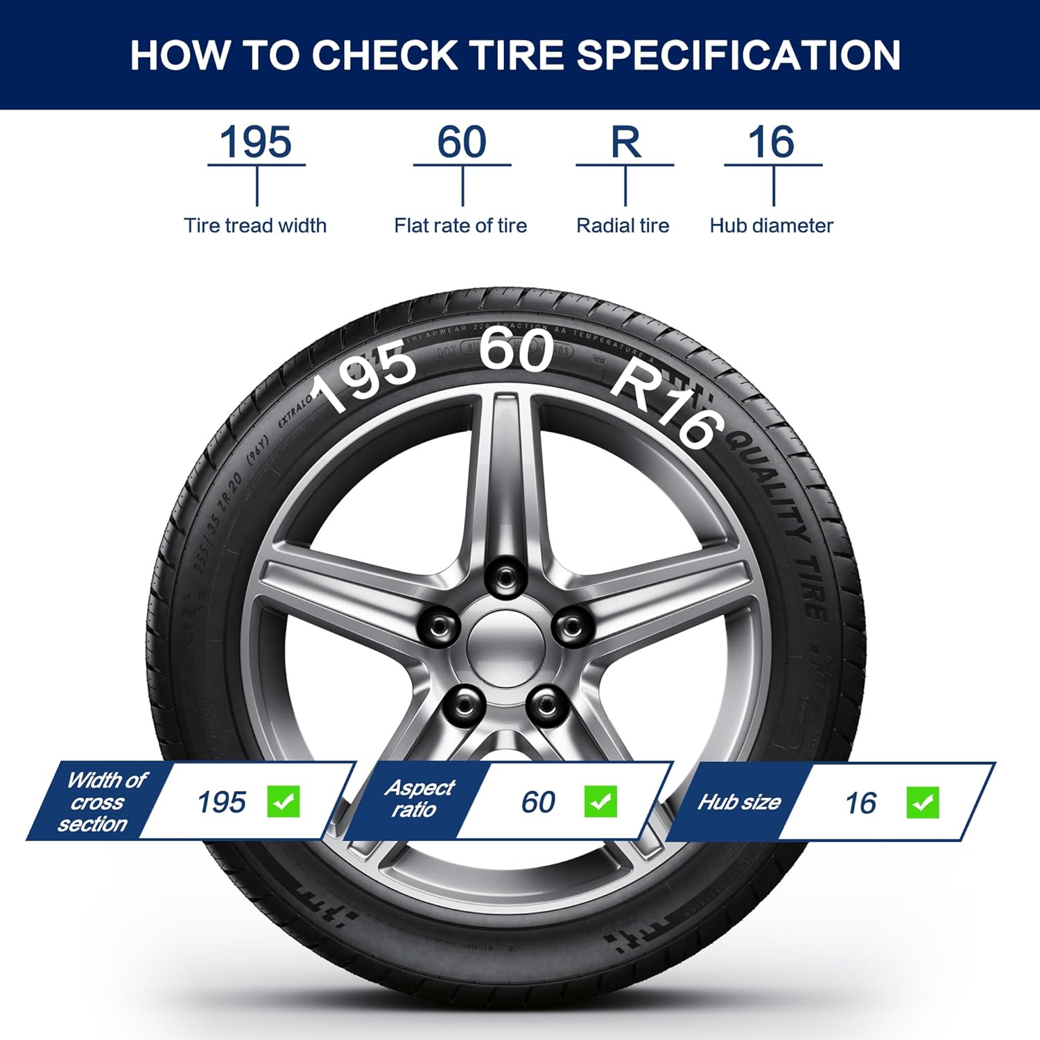 COCO BIRD Snow Chains, Wear-Resistant High Carbon Steel anti Slip Tire Chain for Passenger Cars, Pickups, and Suvs, Set of 2 (KN150) image number 3