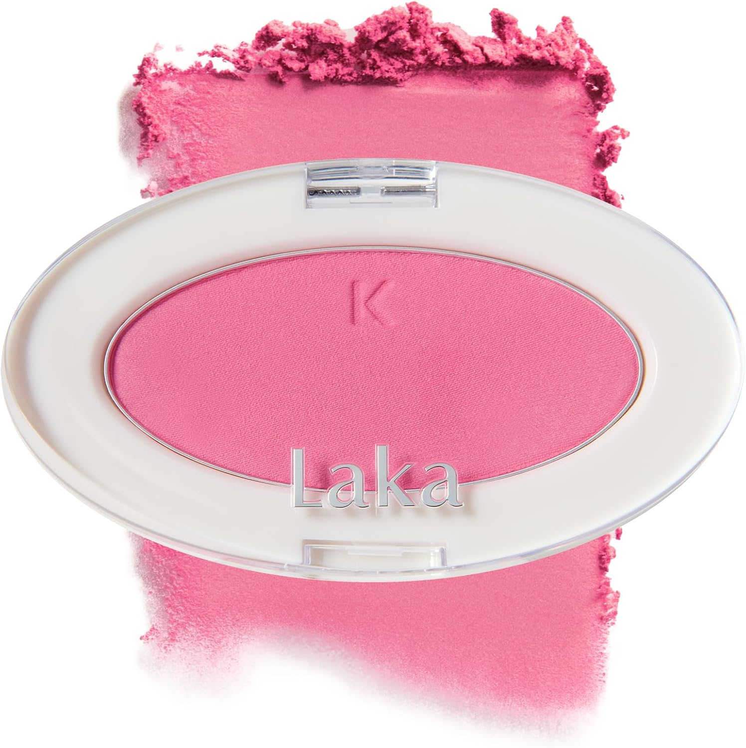 Laka Love Silk Blush, Radiant Powder Blush, Silky, Buildable Color with a Natural Glow, Long Lasting, Moisturizing Formula for a Fresh, Flushed Look, K-Beauty (#706 Lover)