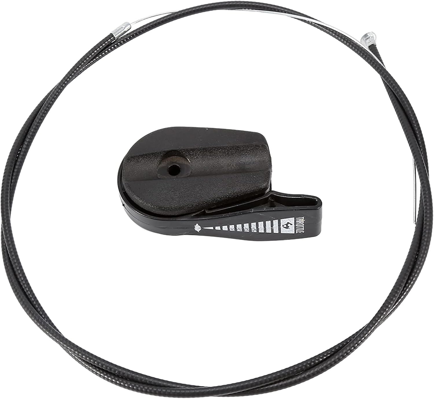 Lawn Mower Throttle Cable, Throttle Cable Switch Control Replacement Kit, Mower Engine Area Control Cable(Black) - Black image number 5
