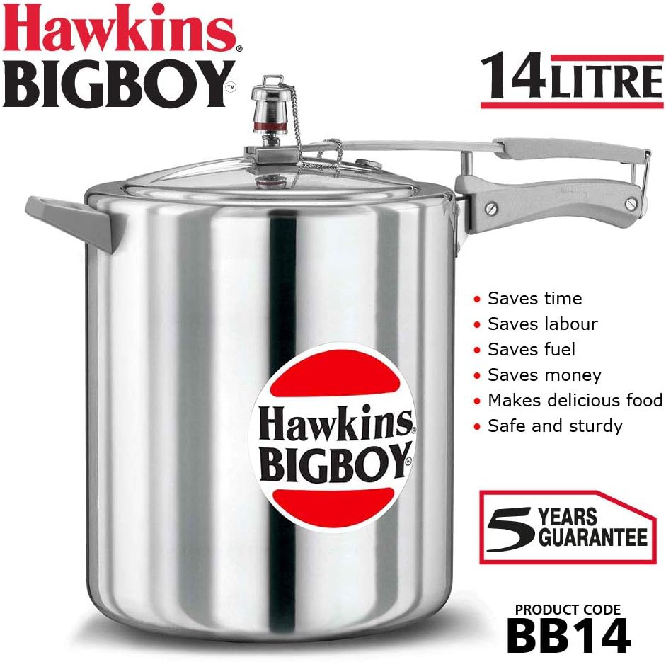 Hawkins Bigboy Pressure Cooker, 14 Litre Capacity image number 1