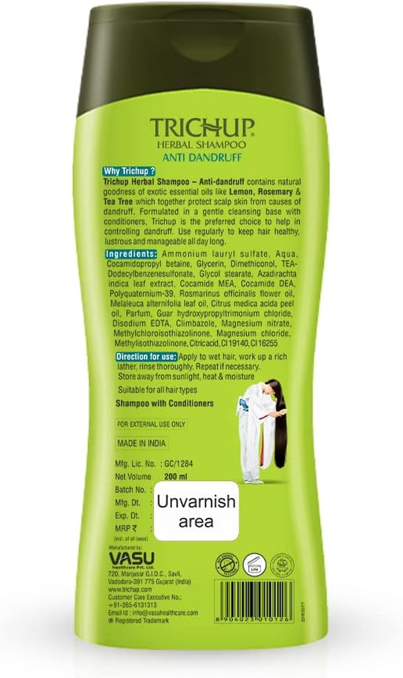 Trichup anti Dandruff Shampoo (200Ml X 3) (Pack of 3) image number 2