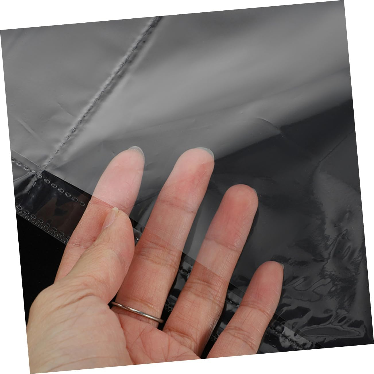 Cabilock A4 Photo Album Pages 50Pcs Coin Collector'S Photo Sleeves Refill Postcard Pockets Reusable Album Pages image number 1