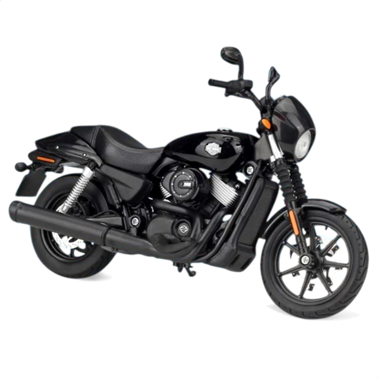 Maisto Harley Davidson Street 750 '15: Motorcycle Model 1:12 with Steering, Movable Stand and Free-Rolling Wheels, 17 Cm, Black (532333) image number 1