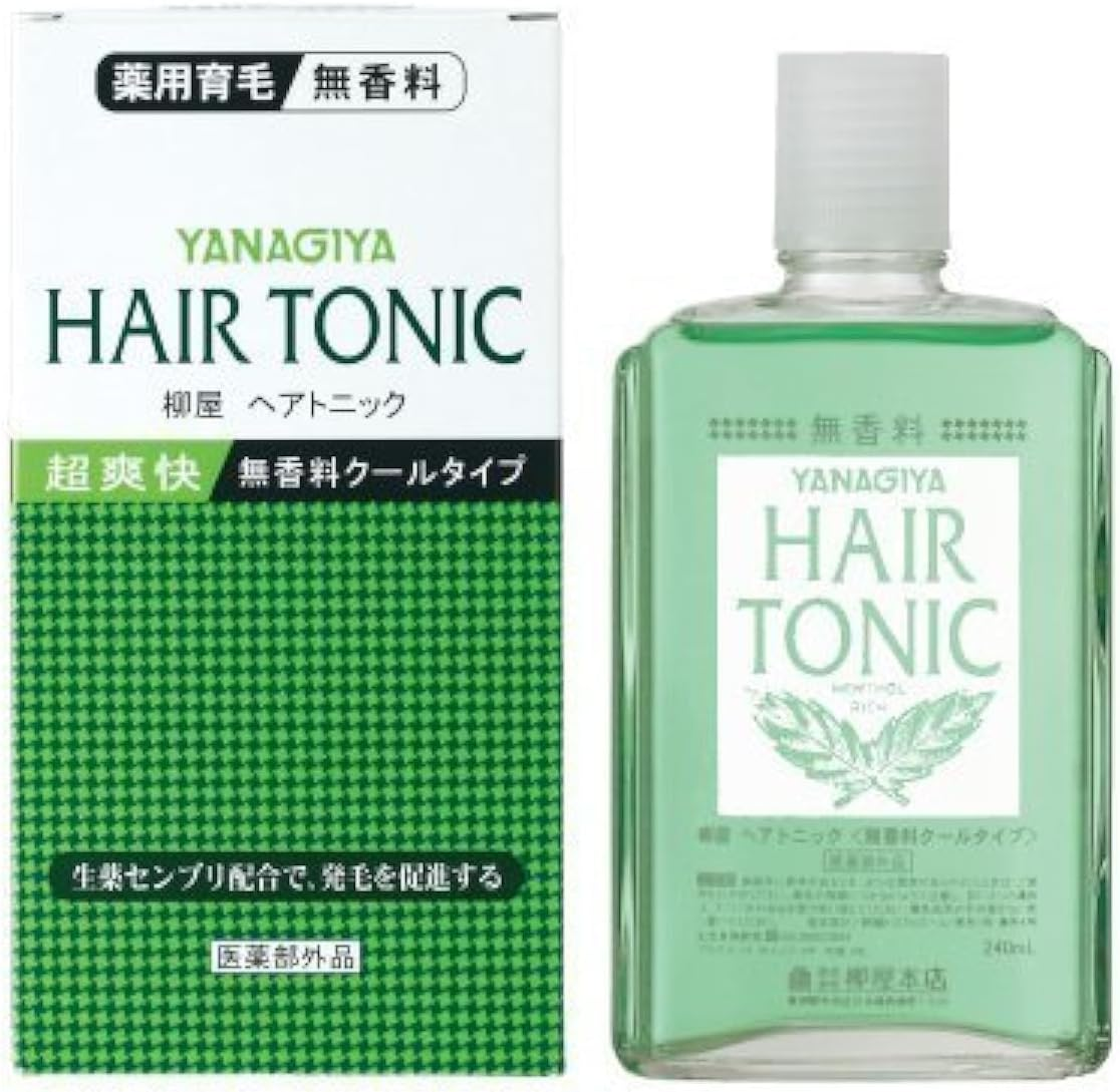 YANAGIYA Hair Tonic No Fragrance Cool 240Ml (Japan Import) image number 2