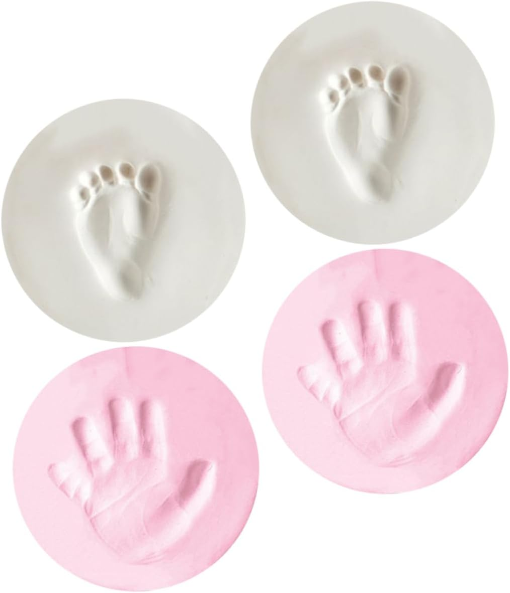 ERINGOGO 4Pcs Handprint Footprint Keepsakes for Newborn Boy Girl Footprint Keepsake Gifts for Birthday Shower image number 4