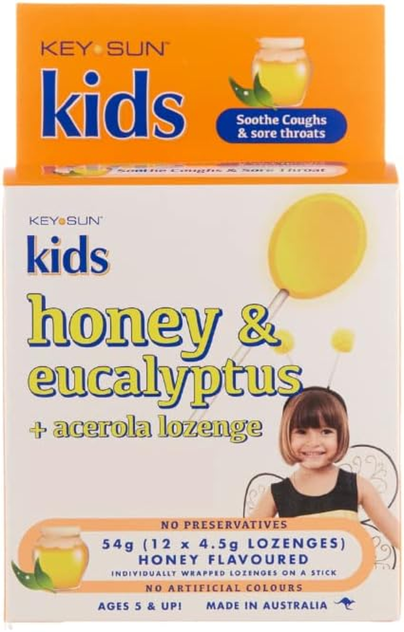 All Natural Kids Honey & Eucalyptus + Vitamin C, 54 Grams