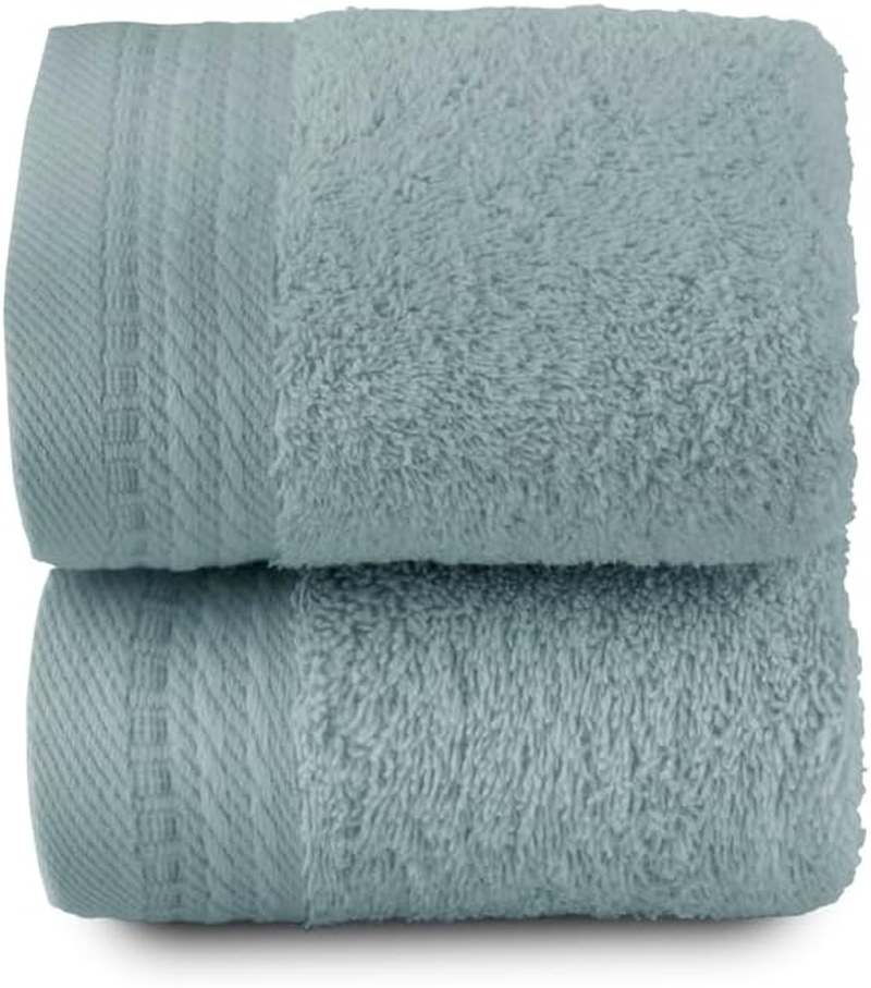 RIZO Top Towel - 2 Hand Towels, Bath Towels, 100% Combed Cotton, 600 G/M&sup2;, 100 X 50 Cm, Sheet image number 4