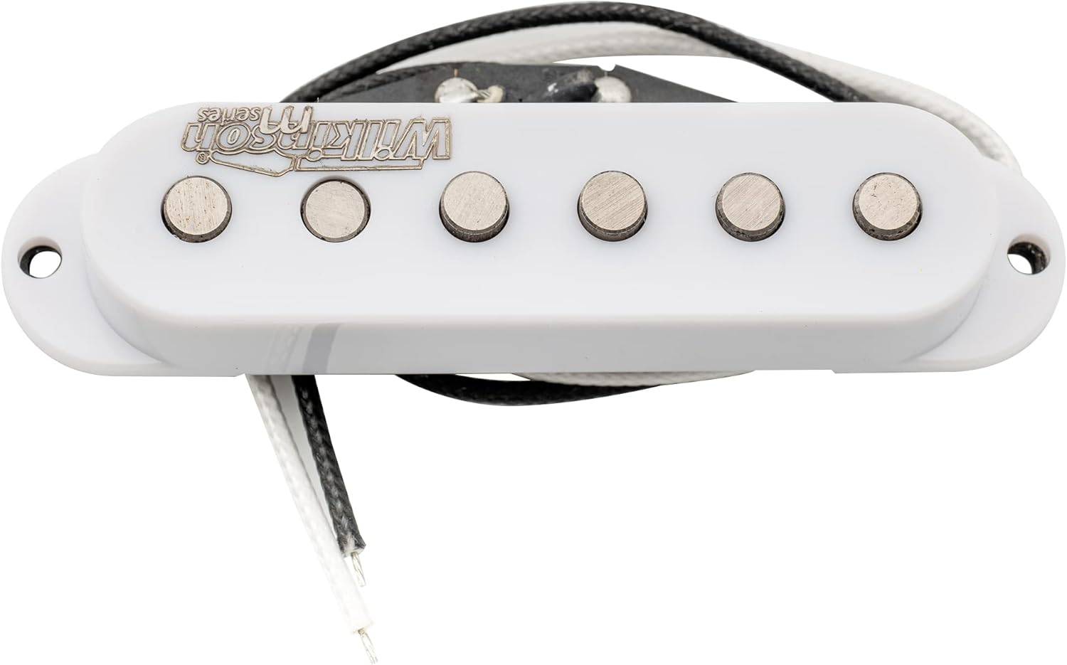 Wilkinson Vintage Tone Alnico 5 Single Coil Pickup for Strat Style Guitar Neck, White image number 3