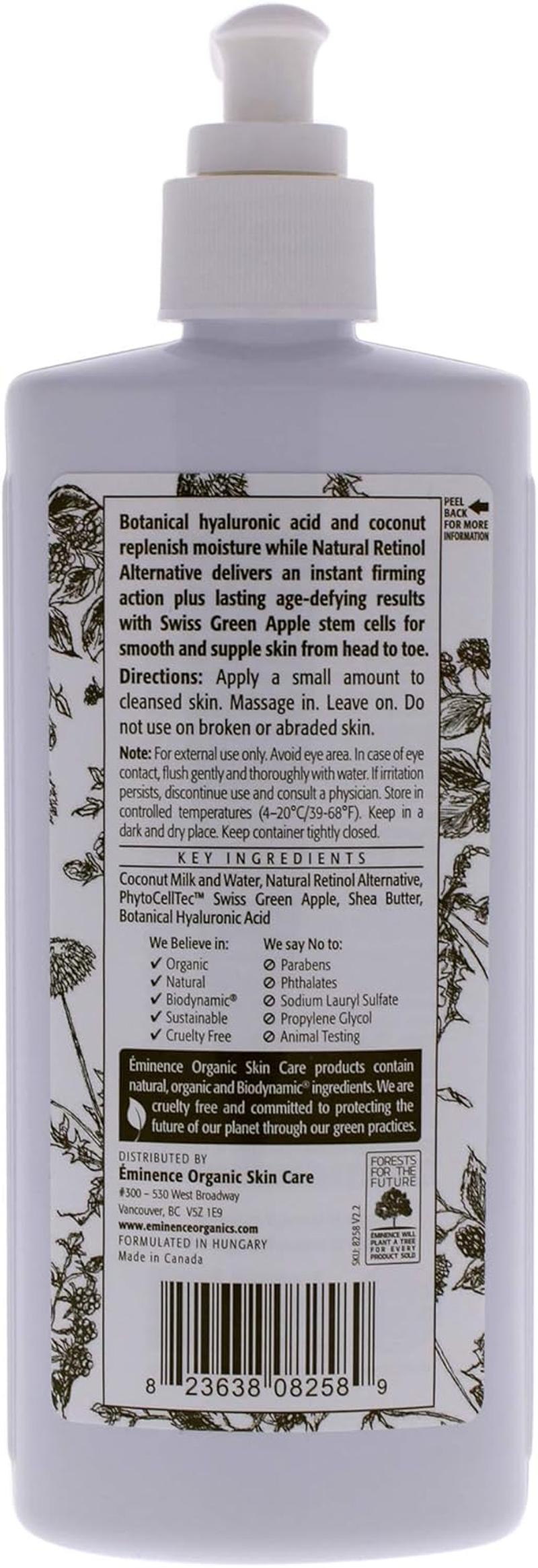 Eminence Organics Coconut Firming Body Lotion, 8.4 Fl. Ounce