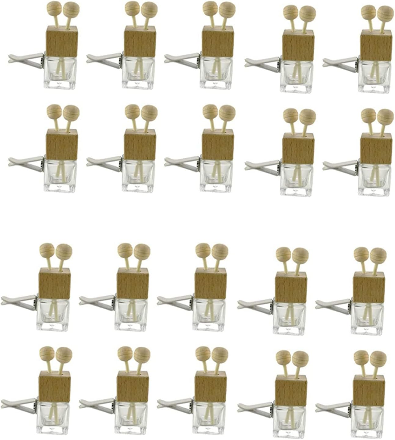 20Pcs Car Perfume Vent Clip Auto Air Outlet Perfume Bottle Remove Odor Essential Oil Diffuser Aroma Fragrance Diffuser image number 1