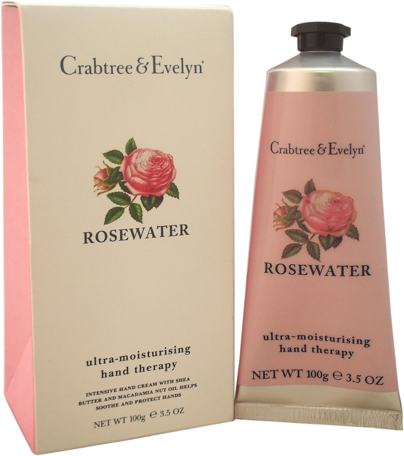 (3.5 Ounces) - Crabtree & Evelyn Rosewater Hand Therapy 100G image number 5