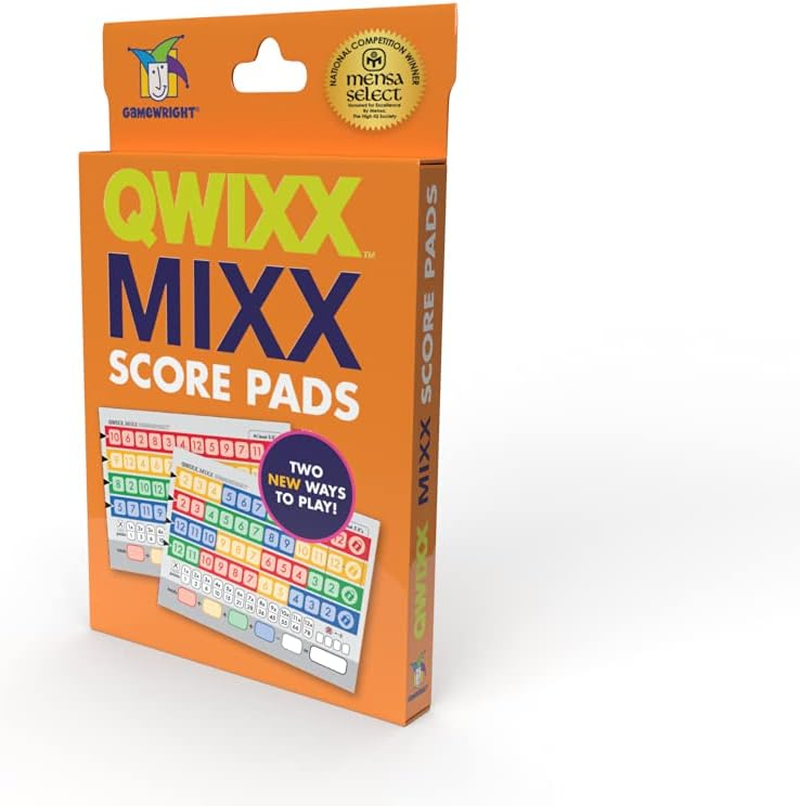 Gamewright - Qwixx Mixx - Enhanced Game Play Add-On Replacement Scorecards image number 2