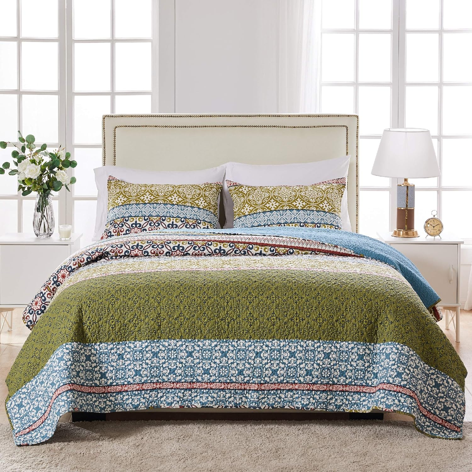 Greenland Home Shangri-La Quilt Set image number 4
