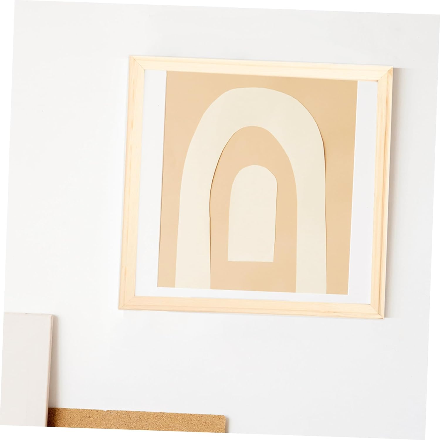 KONTONTY Stable Art Frames 2 Sets of Wooden Painting Frames 30Cm 40Cm for Canvas Art image number 1