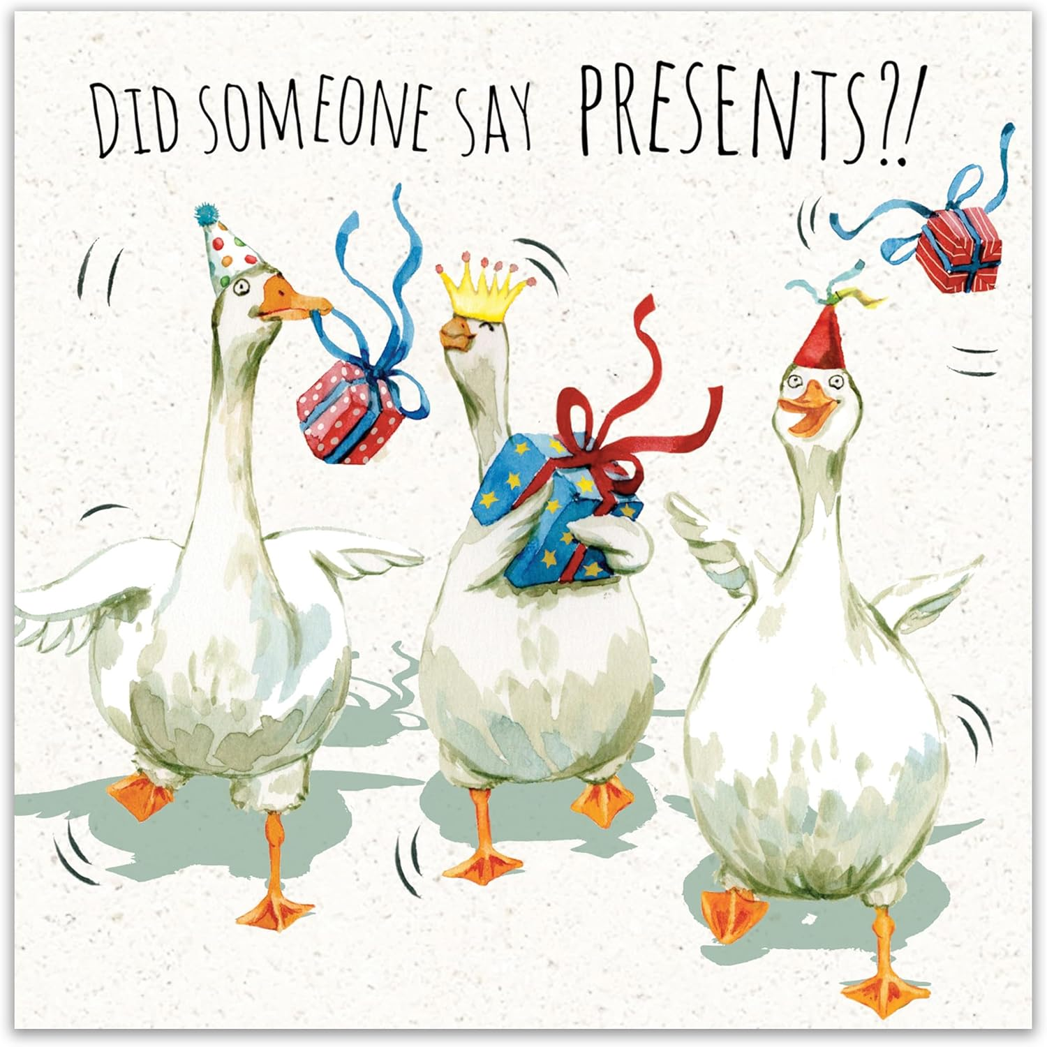 Twizler Funny Birthday Card - Party Geese - Women or Men Happy Birthday Card for Female Friend Male - Him Her Birthday Card Mum Dad Husband Wife - Son Daughter Card for Sister Brother image number 6