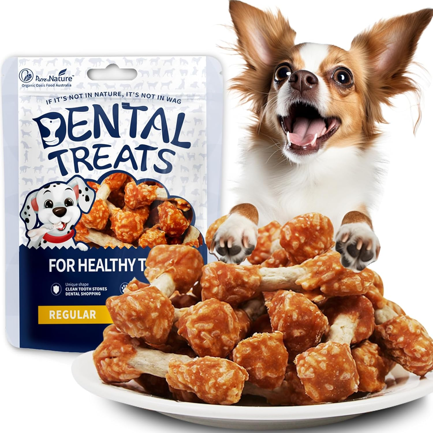 Dog Treats Chicken 100G - All Natural & Dried Snacks - Grain Free Long Lasting Chews Dogs - Best Sticks for Training & Healthy Teeth image number 5