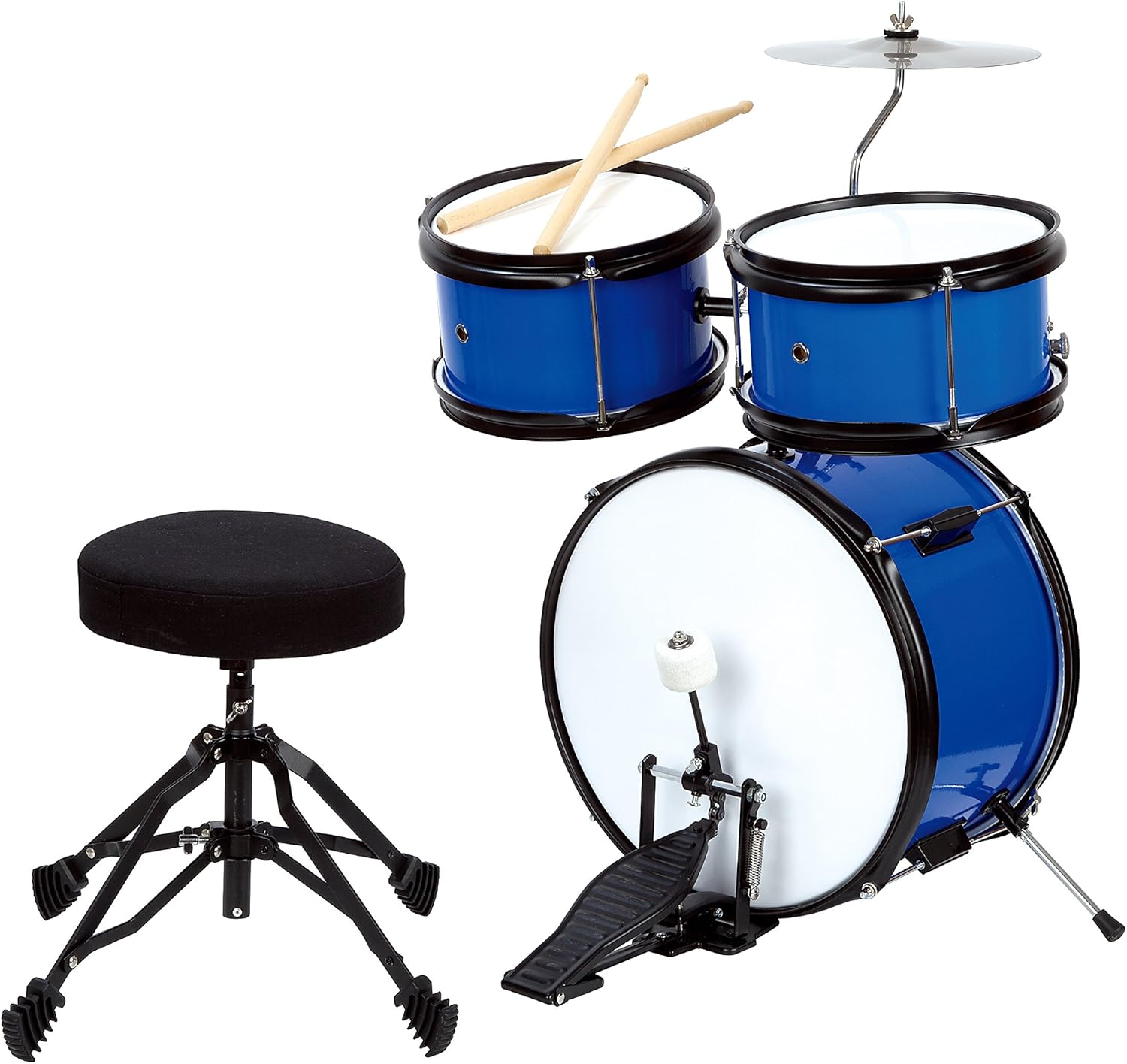 5-Piece Junior Drum Set, Kids Percussion Instrument/Kids Musical Toys/Kids Musical Instrument image number 5