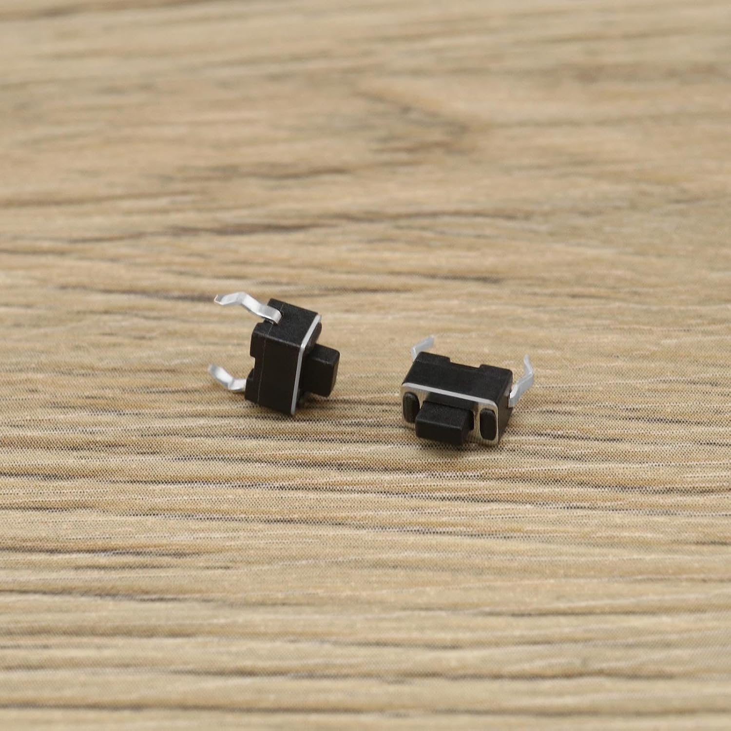 Emagtech 50PCS 2Pin Micro Switch Tactile Push Button Switch Mini Tact Switch 3.5X6X5Mm for Household Appliances and Small Toys Black image number 1