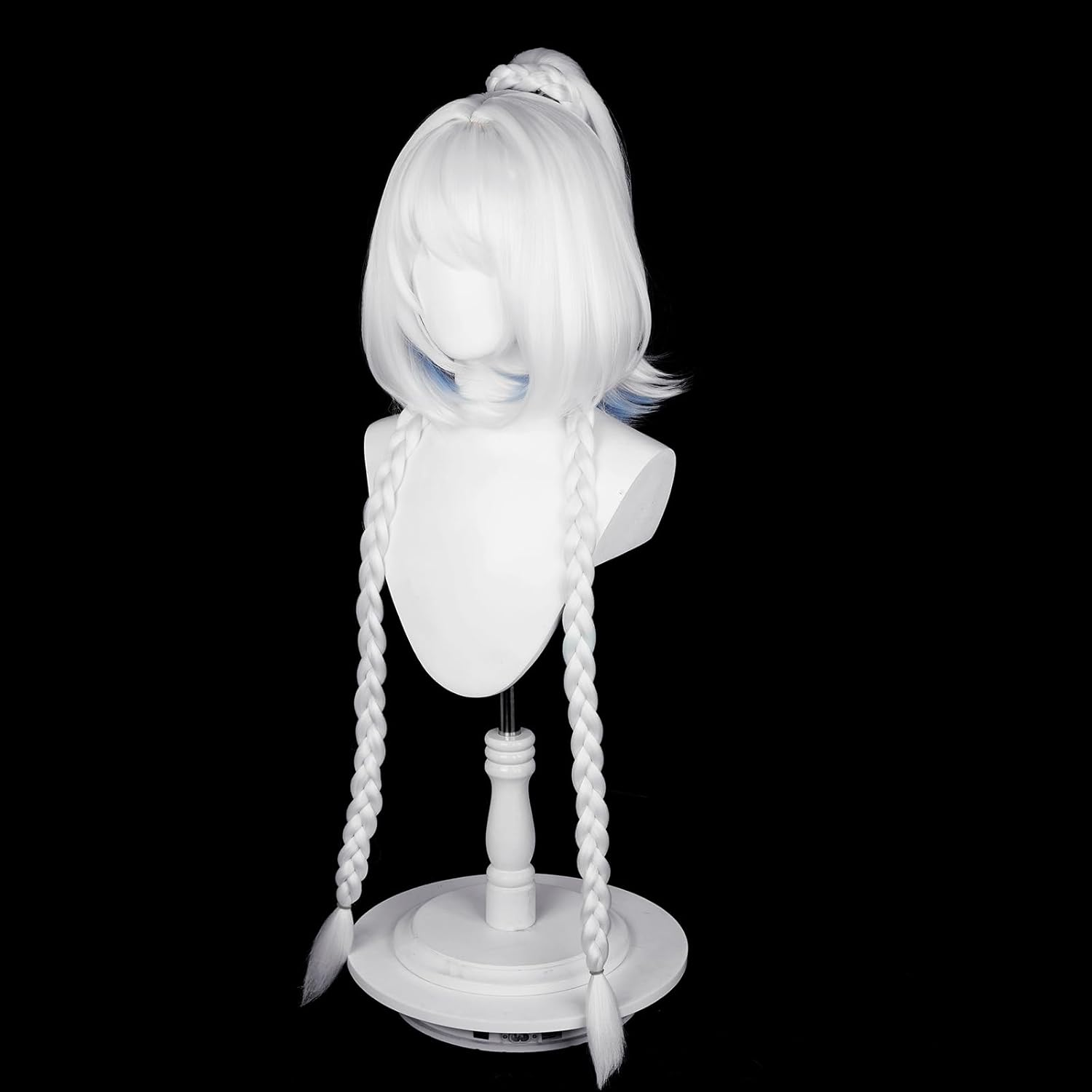 Anime Cosplay Wig Genshin Impact Wig with Two Wig Caps for Halloween, Party & Etc (Mualani Cosplay) - Eula image number 3