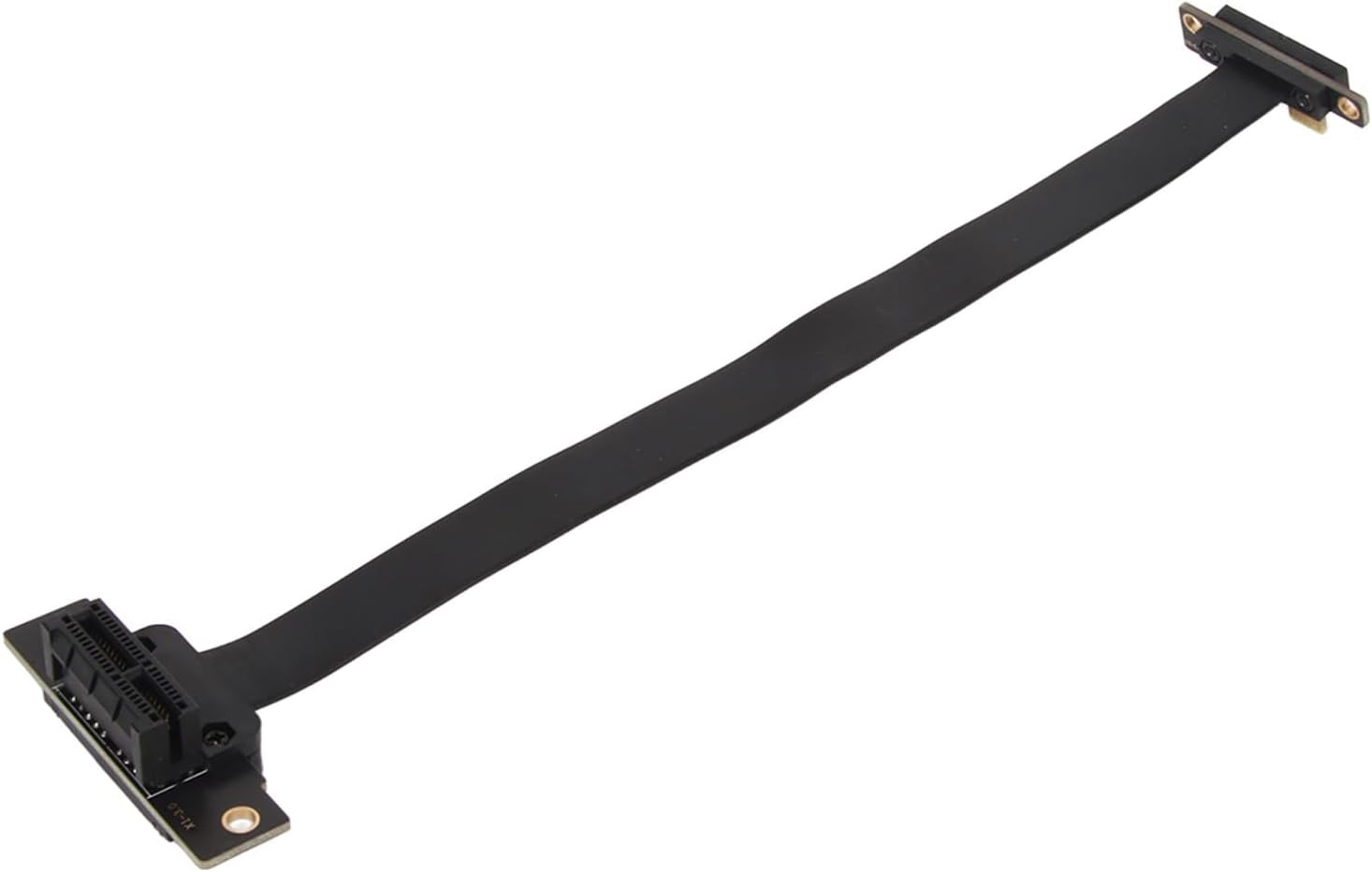 PCIE 3.0 Extension Cable, 30CM / 11.8In Pcie 3.0 1X Riser Cable, Dual 90 Degree Ribbon Adapter for Sound Cards, Network Cards, Data Cards, Graphics Cards, Adapter Cards image number 6