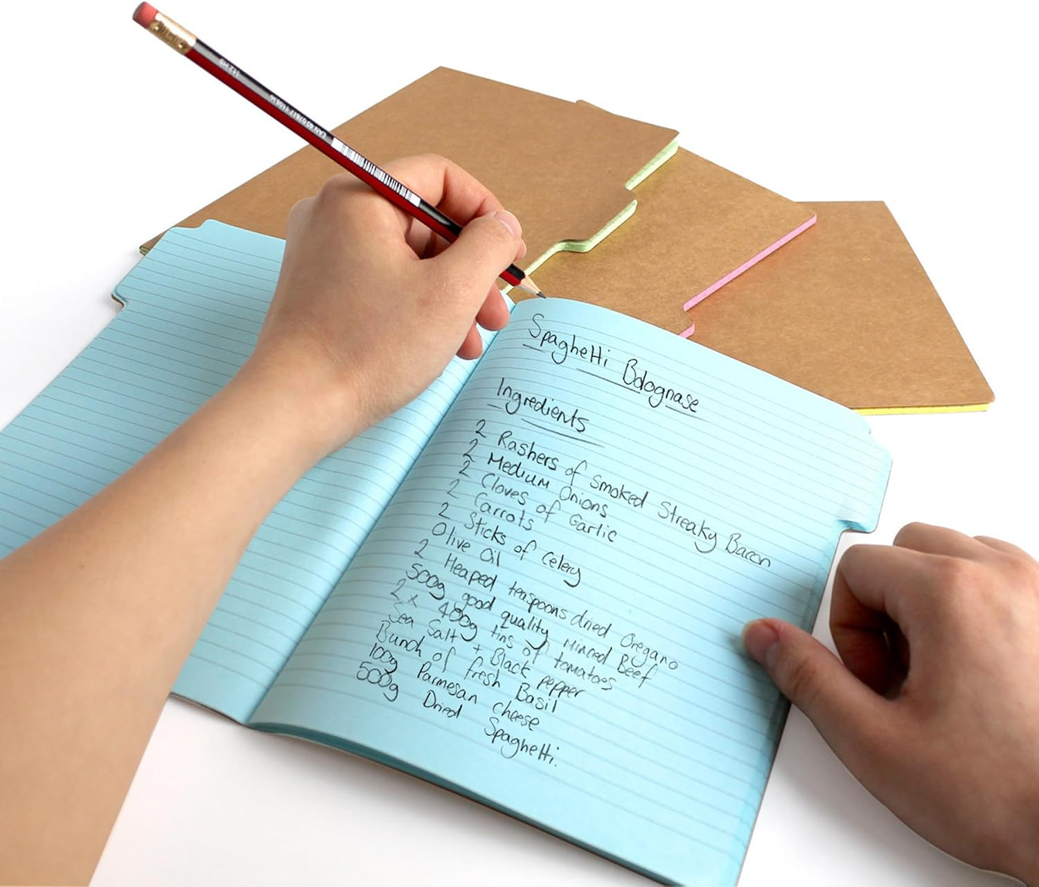 Suck UK Tab Notebook | A5 Journal Notebook with Tab Shaped | Office Supplies & Notebooks for Work | Tabbed Note Pads & Bullet Journals for Studying | School Supplies & College Essentials | image number 3