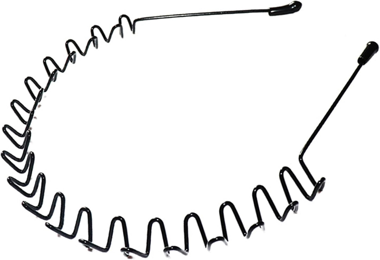 Metal Hair Band for Men Women, Hoop Clips Headband Men, Hair Bands for Outdoor Sporters Simple Elastic Non Slip Wide Headbands Headwear for Outdoor Sporters image number 3