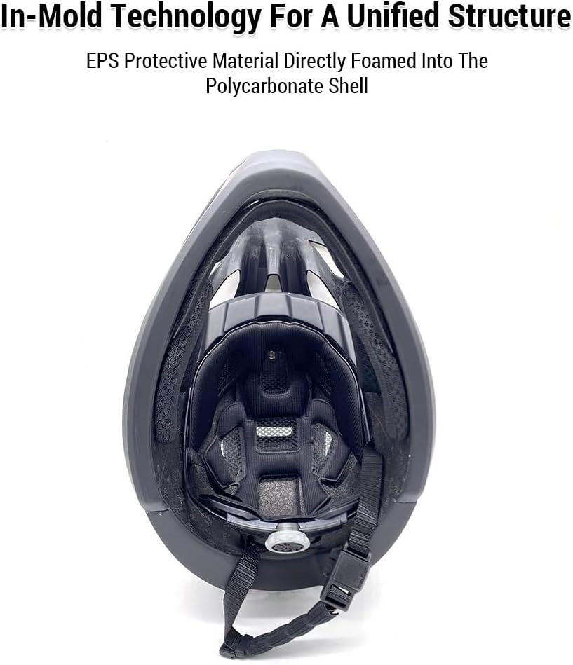 Full Face Mountain Bike Helmet for Men Women Road Bicycle Lightweight Adjustable Visor Goggle Port Impact Resistant image number 2