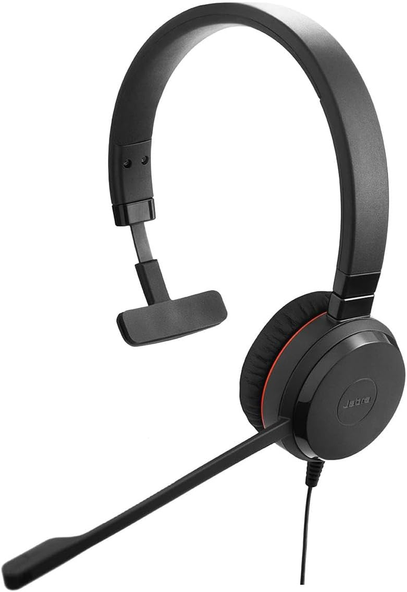 Jabra Evolve 20 SE Wired Headset - Advanced ANC in Microphone - Passive Noise Cancelling - Rich, Immersive Sound - UC Certified on Ear Wired Office Headphones with Mic - Latest USB C & a - PC & Mac image number 2