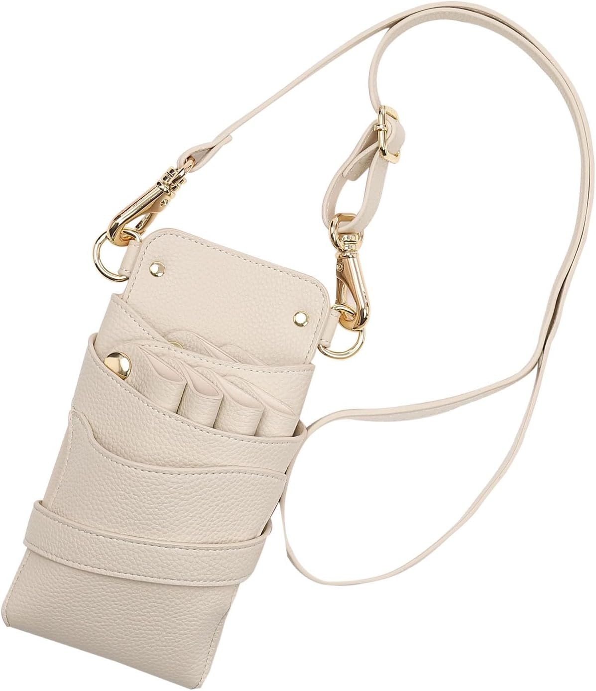 Dees Products Siena Ivory Gold Hardware Scissor Case Ivory image number 1