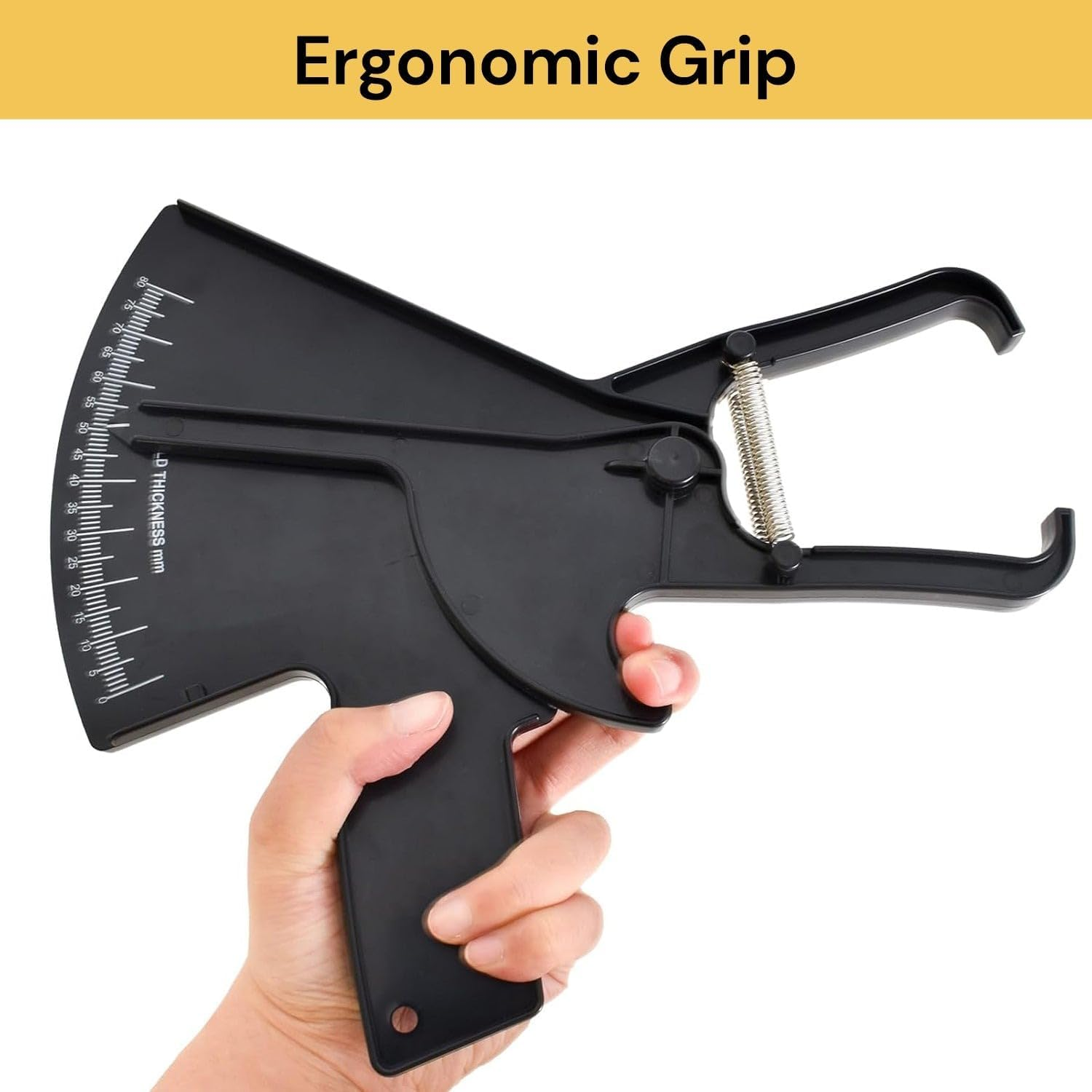 EZONEDEAL Measure Body Fat Caliper, Skinfold Caliper Measures Body Fat for Men & Women, Handheld Body Fat Measurement Device Tool for Accurately Measuring BMI Skin Fold Fitness & Weight-Loss image number 5