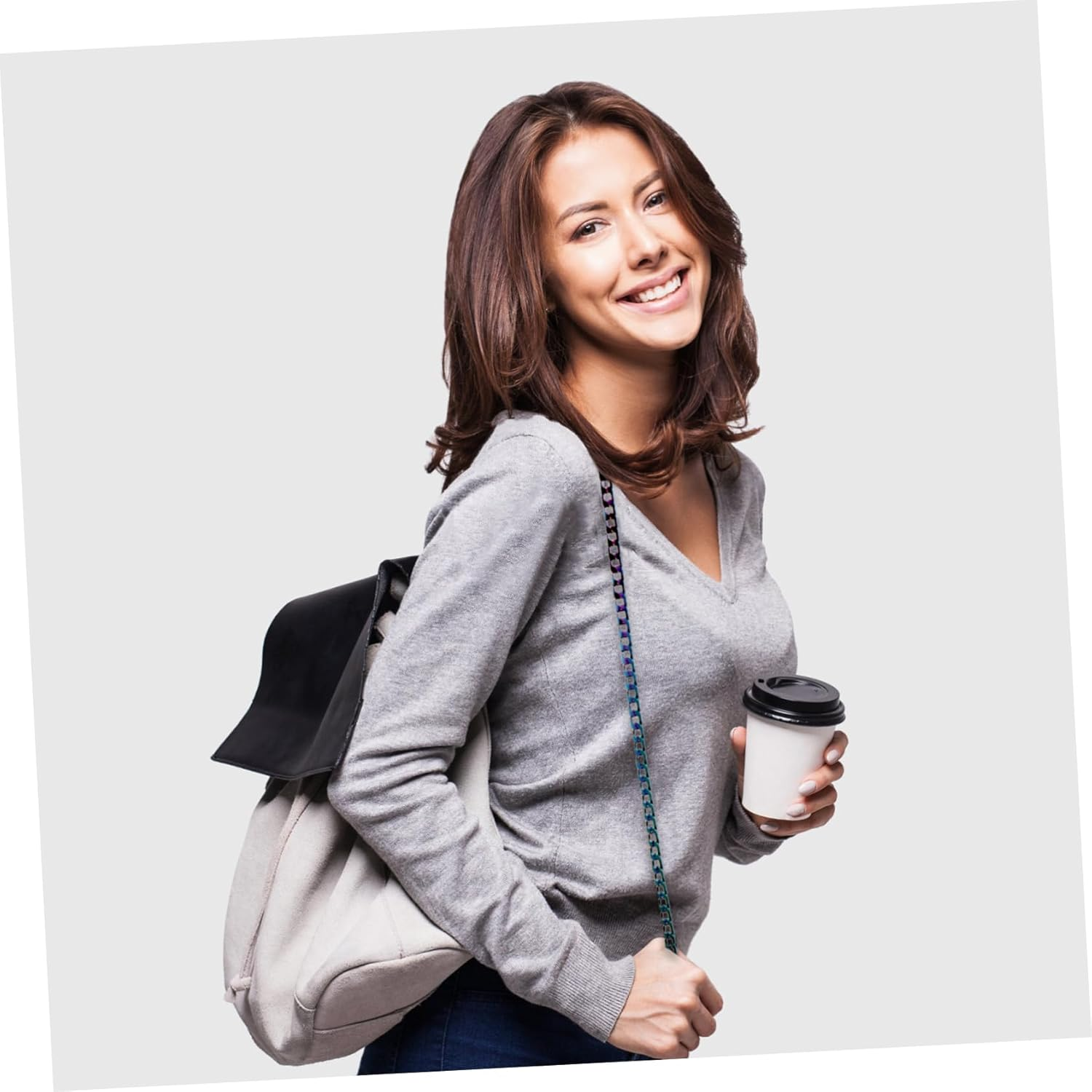 Quality Handbag Chain Bag Chain Decor Tote Bags Women Satchel Shoulder Hand Straps