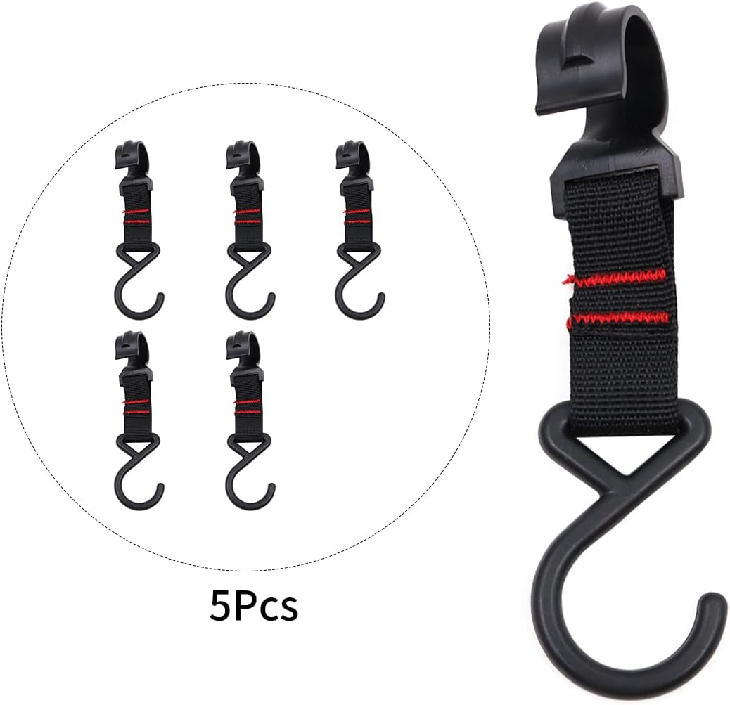 NUZAMAS Tripod Camping Hanging Rack with 5X Hook Cookware Storage Portable, Outdoor Camping Folding Rack, Cooking Tripod, Drying Clothes, Pot Roast, Grilling Picnic Camping BBQ Hanger image number 6