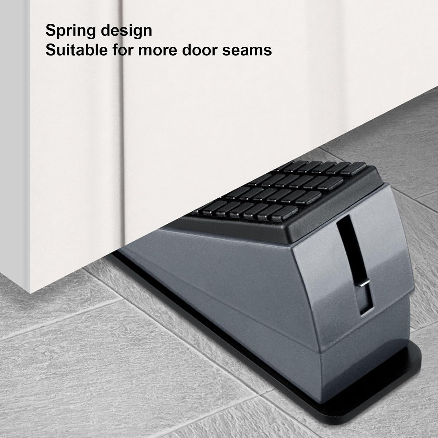 Heavy Duty Door Stopper, Large Door Stoppers for Bottom of Door, 3 in Tall Door Stop Wedges Suits Any Heavy Door, 20 to 60Mm Door Stop for Bedroom Living Room Kitchen Toilet image number 2