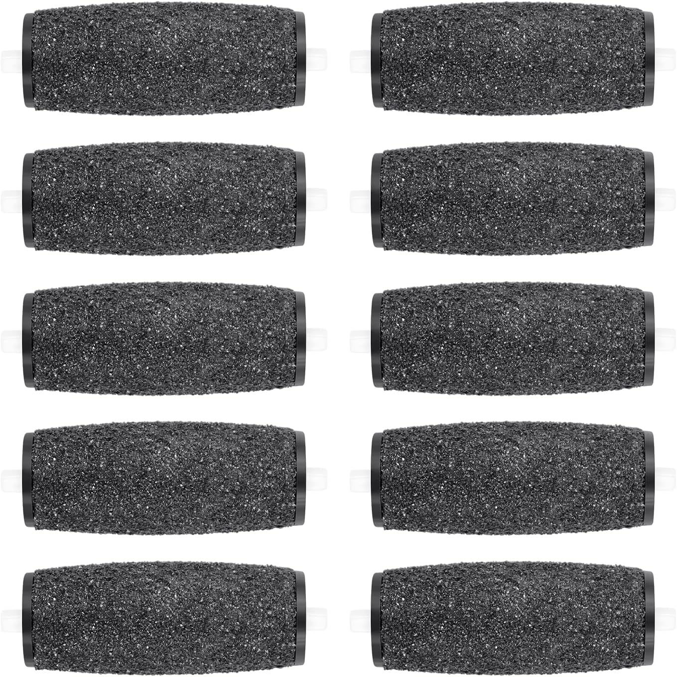 12 Pack Replacement Roller Refill Heads Compatible with Amope Pedi Refills Electronic Foot File (6 Extra Coarse & 6 Regular)