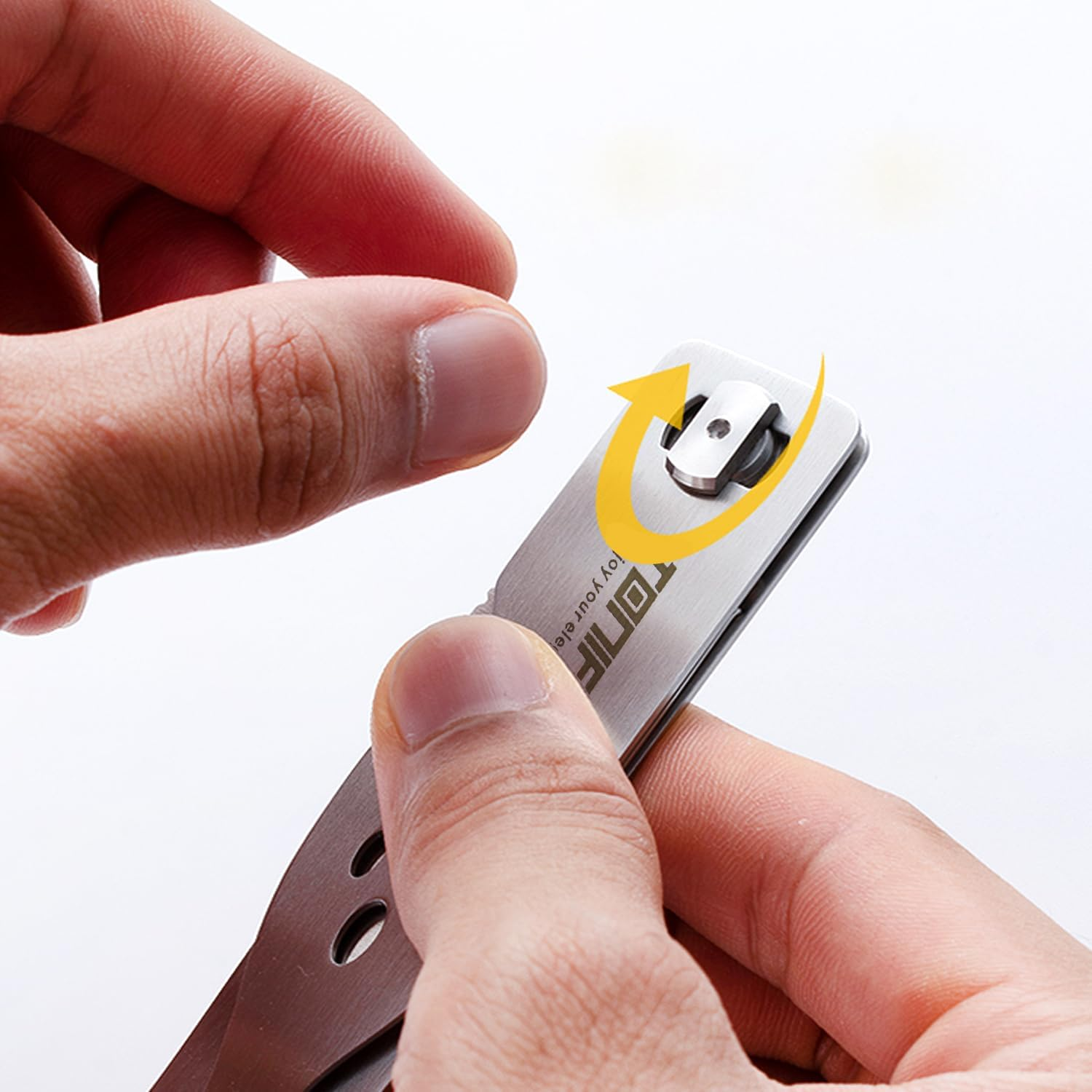 TONIFE Mealbud 3 in 1 Camping Cutlery Set Includes Knife, Fork and Spoon, Portable Camping Utensils with Nylon Storage Bag Stainless Steel Cutlery for Traveling and Camping image number 5