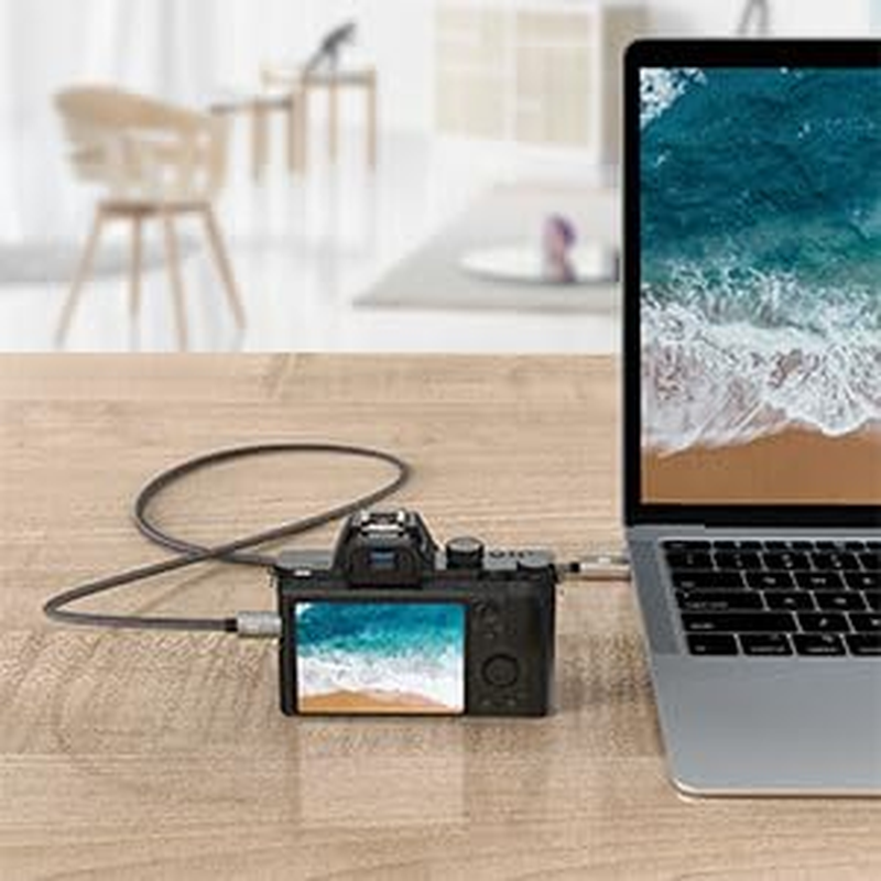 Silkland Micro HDMI to HDMI Cable 0.3M, [Gold Plated, Sturdy Aluminum] Supports 4K@60Hz, HDR, Ethernet, ARC, Compatible with Raspberry Pi 4, Gopro Hero 3/4/5/6/7, Cam Link 4K, A6400 A6000 Camera image number 2